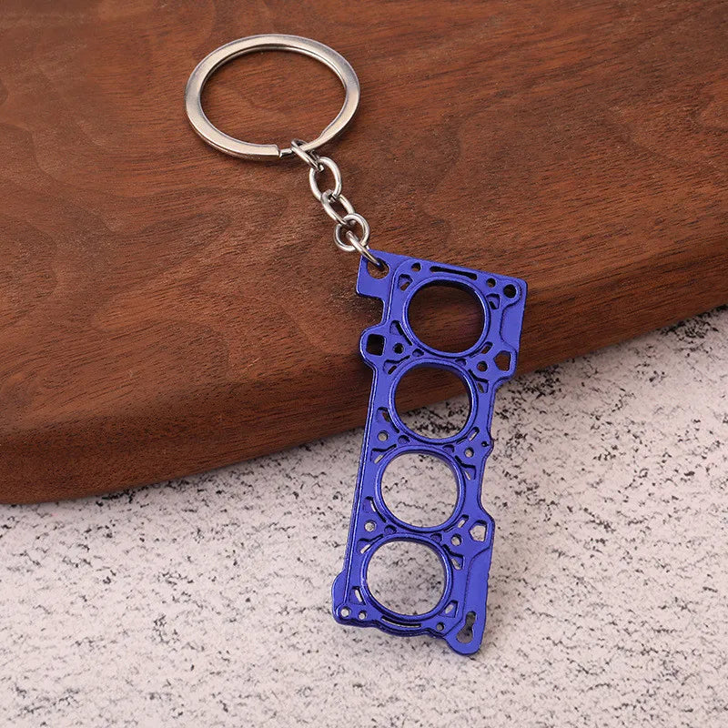 Car Lover Gear Head Keyring