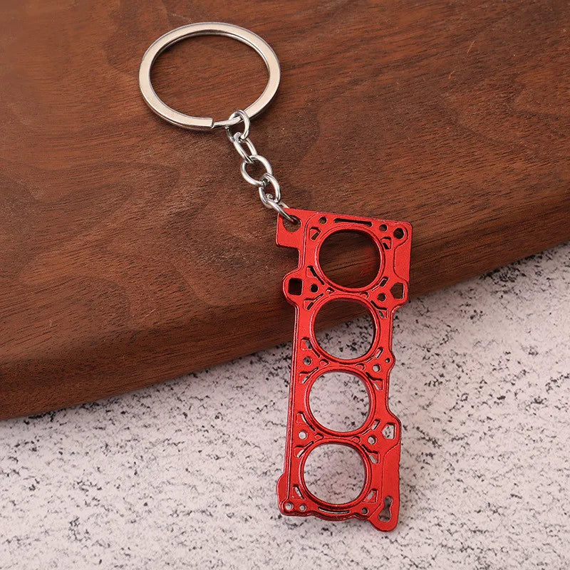 Car Lover Gear Head Keyring